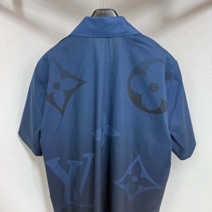 Louis Vuitton Monogram Printed Short-Sleeved Shirt 2025 #4199 - Image 8