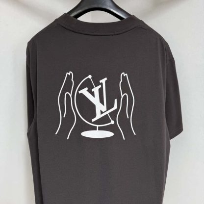 Louis Vuitton Washed Printed Cotton T-Shirt 2025 #4198 - Image 8
