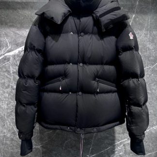 Replica Moncler Coraia GORE-TEX Hooded Down Ski Jacket Black