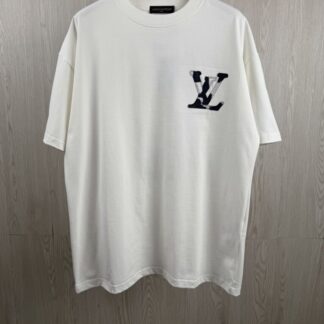 Louis Vuitton 26SS New Season Denim Letter T-Shirt
