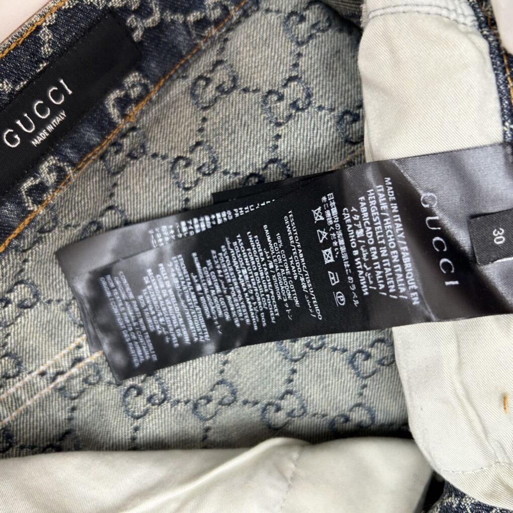 Peter'albums Gucc1 Denim Shorts Set 2 - Exclusive Real-Shot Background - Image 9