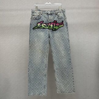 Peter'albums Flame Letter Pants - Exclusive Photo Background