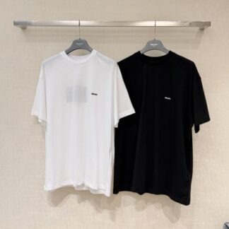 PRADA Classic Logo Loose Short-Sleeve T-Shirt For Women