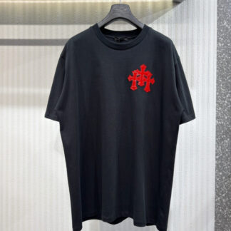 Chrome Hearts 26 Blood Cross Short Sleeve T-Shirt