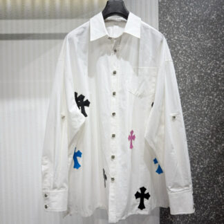 Chrome Hearts Multi Cemetery Cross Patch Mahal Kita Shirt Black
