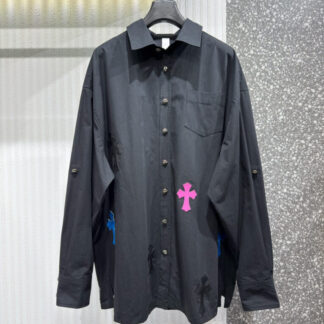 Chrome Hearts Multi Cemetery Cross Patch Mahal Kita Shirt White