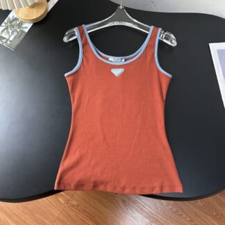 Prada Brown Knit Vest For Women