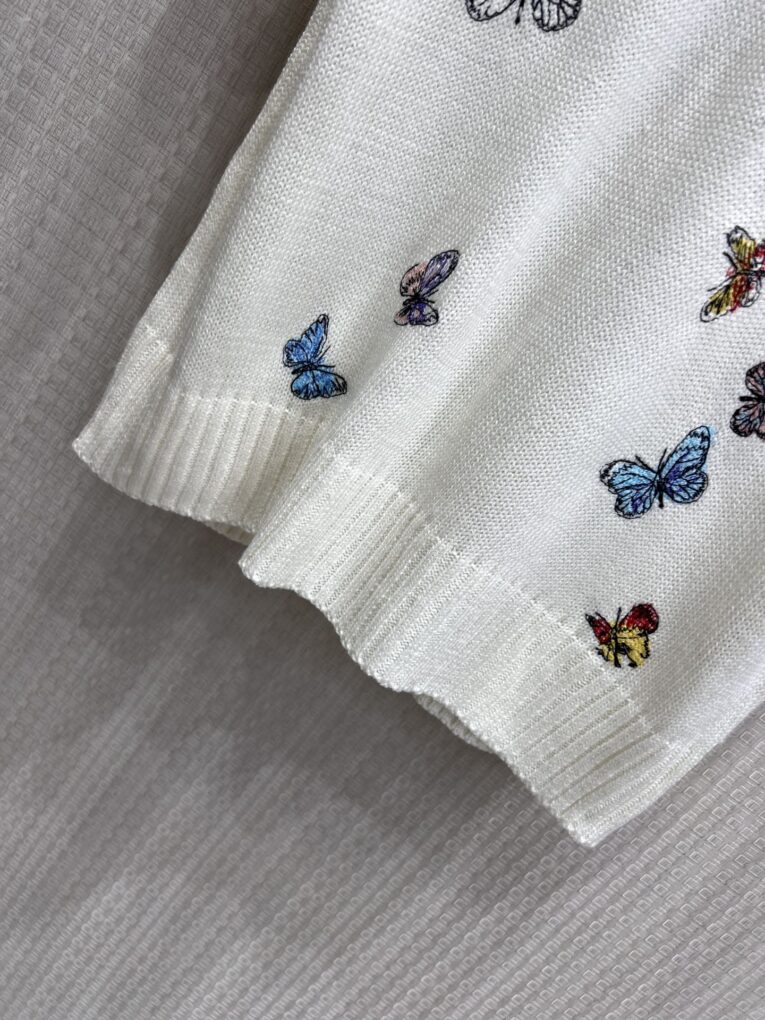Dior Knitted Short-Sleeve T-Shirt