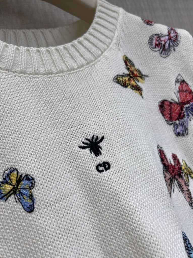 Dior Knitted Short-Sleeve T-Shirt