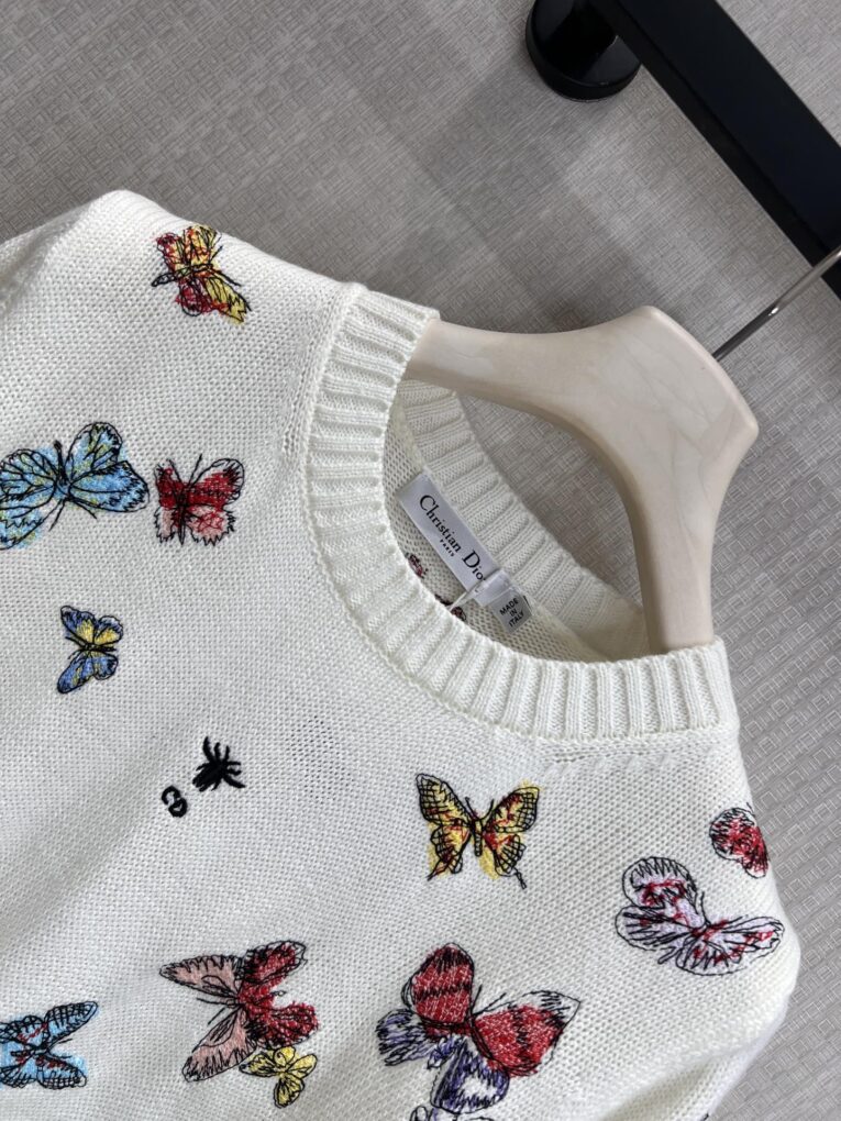 Dior Knitted Short-Sleeve T-Shirt