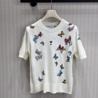 Dior Knitted Short-Sleeve T-Shirt